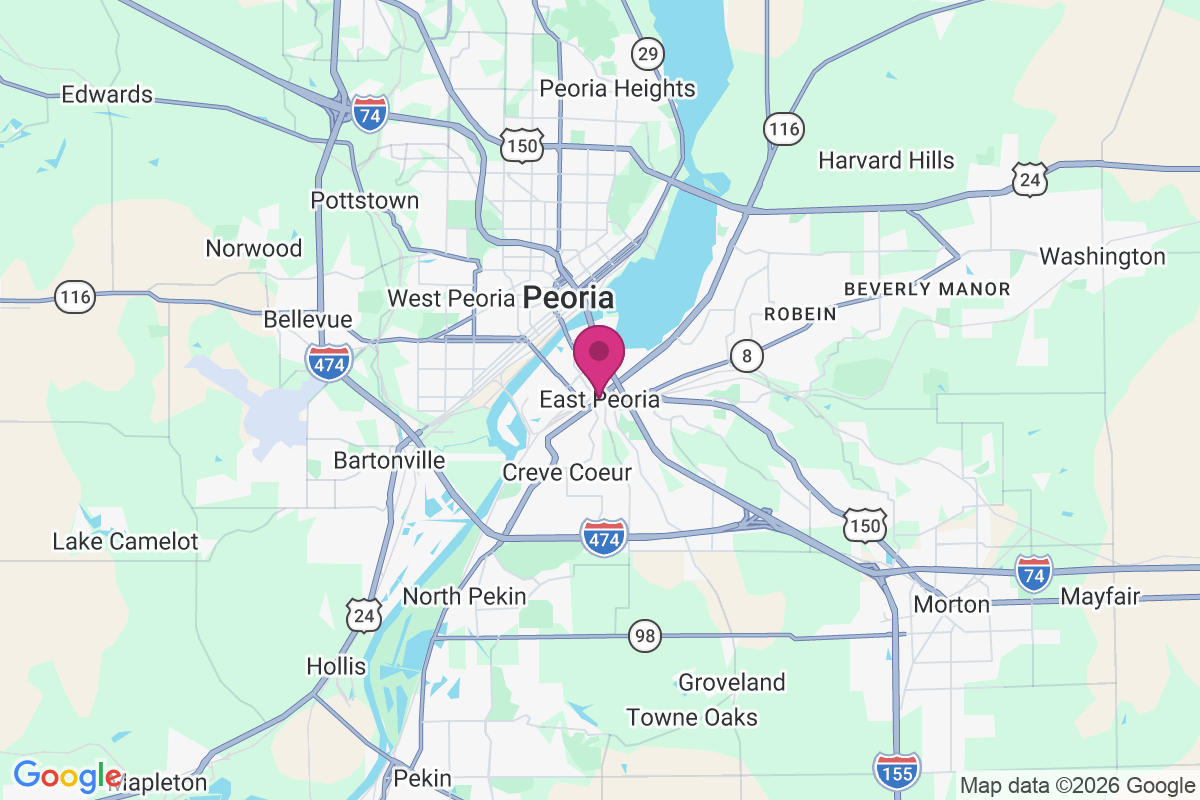 Carte de East Peoria