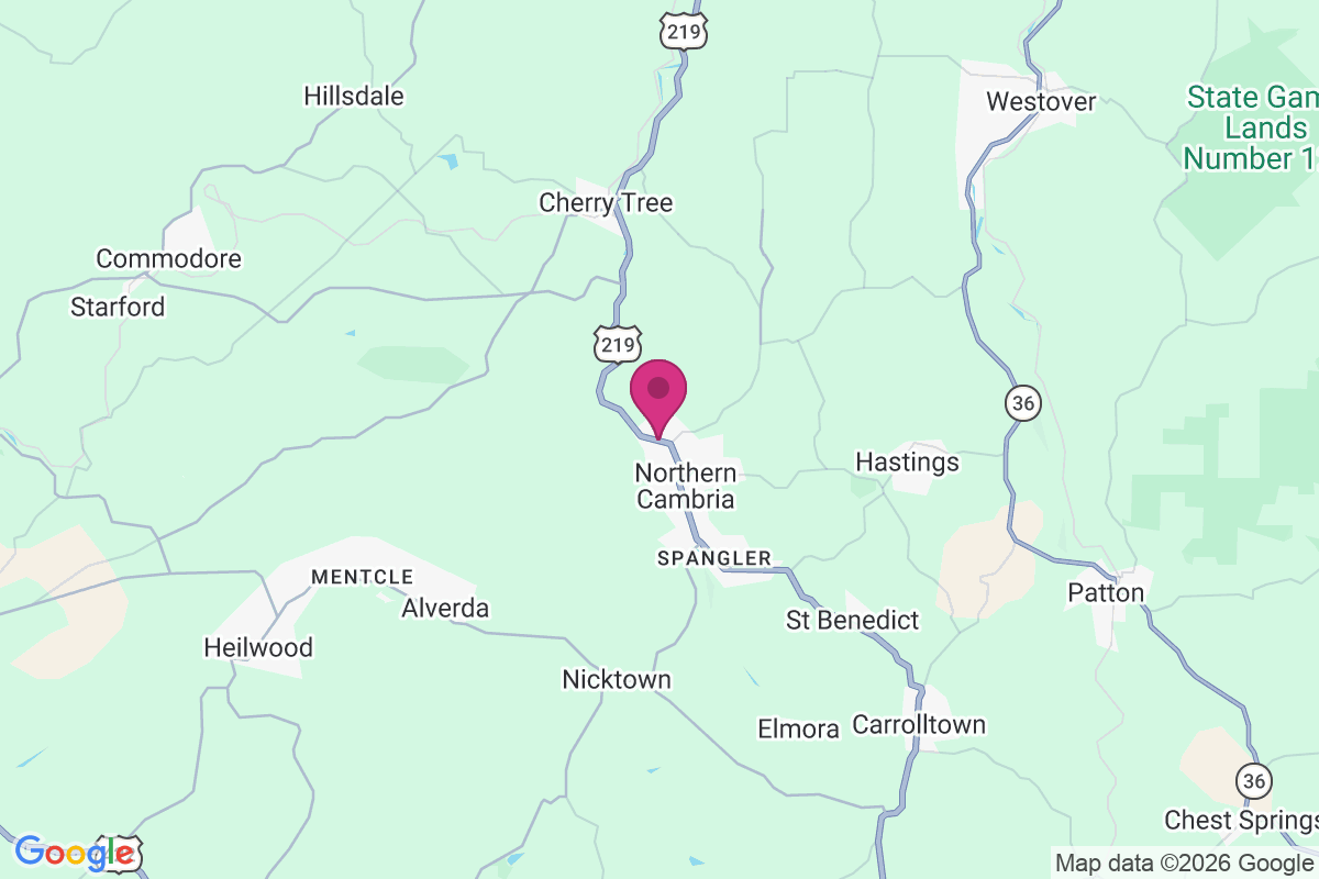 Carte de North Barnesboro