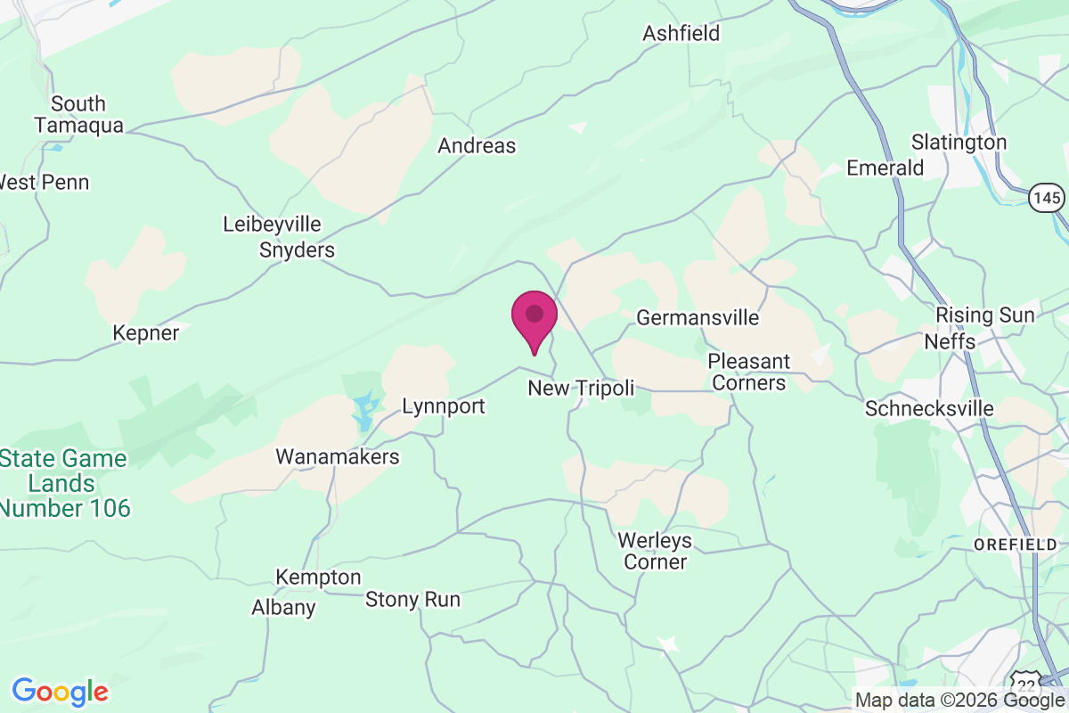 Carte de Raberts Corner