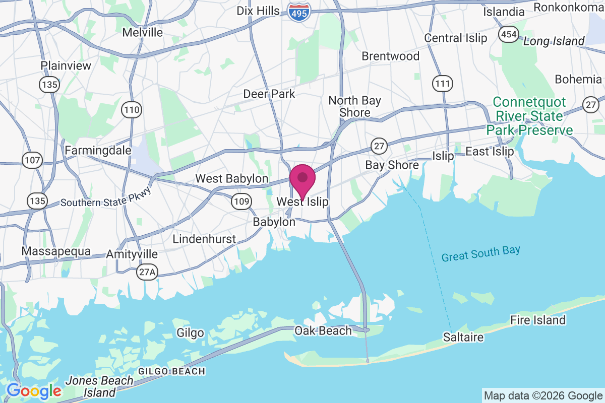 Carte de West Islip