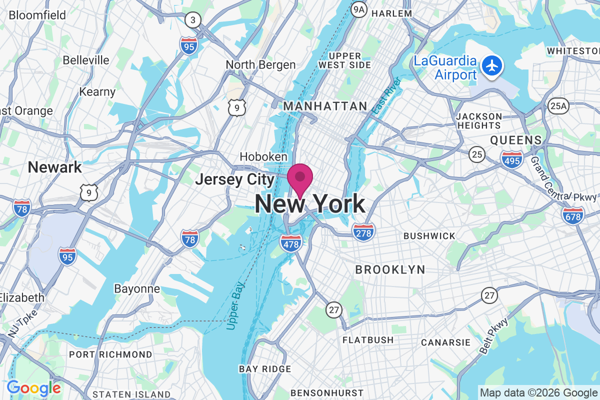 Carte de New York