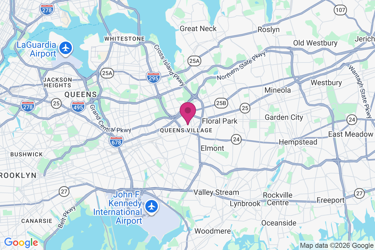 Carte de Queens Village