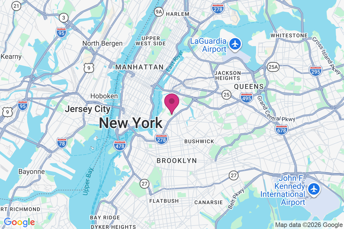 Carte de Greenpoint