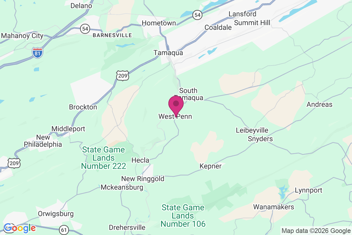Carte de West Penn