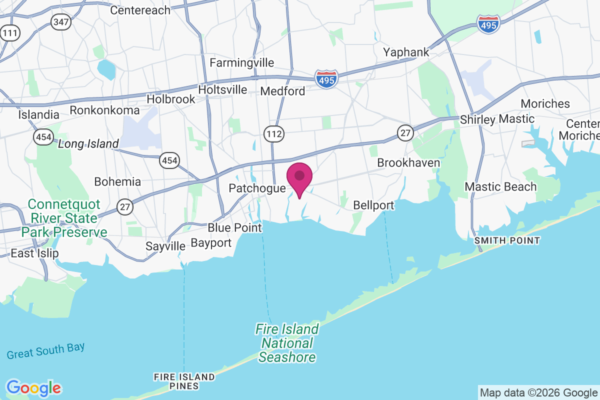 Carte de East Patchogue