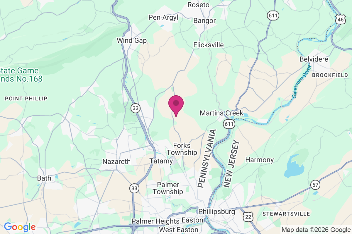 Carte de Kesslersville