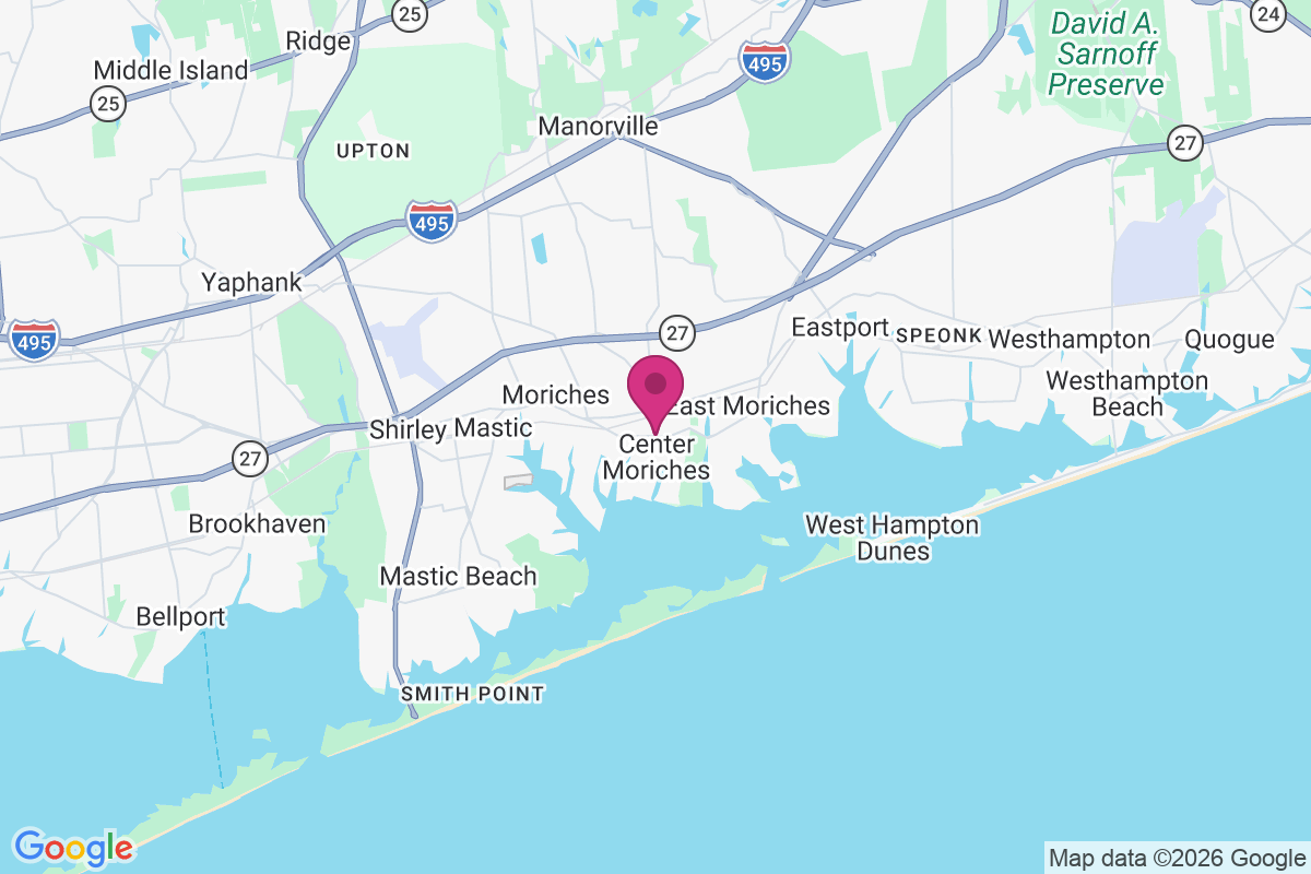 Carte de Center Moriches