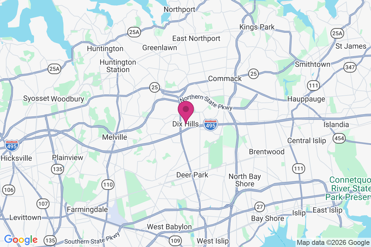 Carte de Dix Hills
