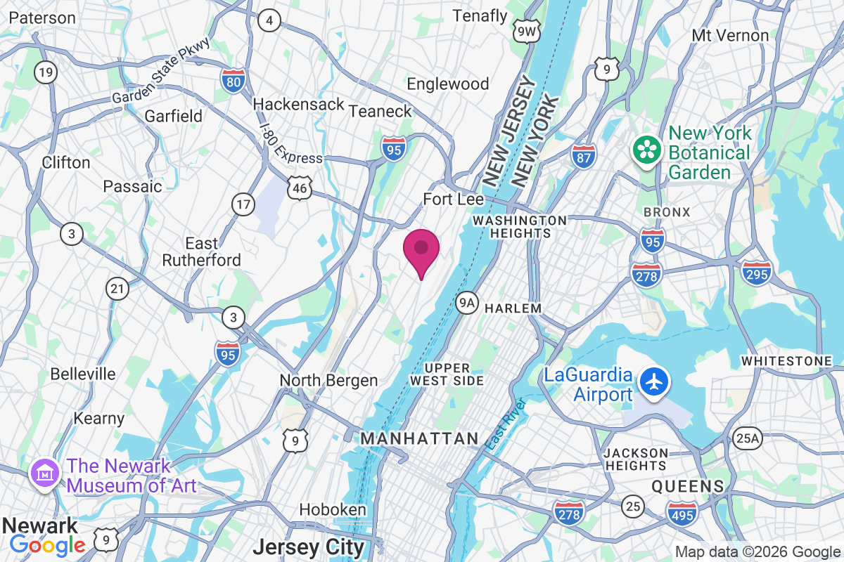 Carte de Cliffside Park
