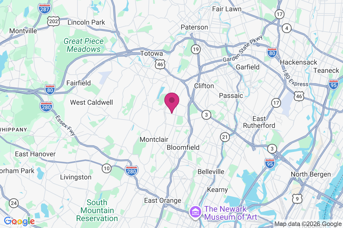 Carte de Upper Montclair
