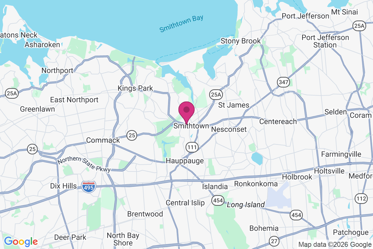 Carte de Smithtown