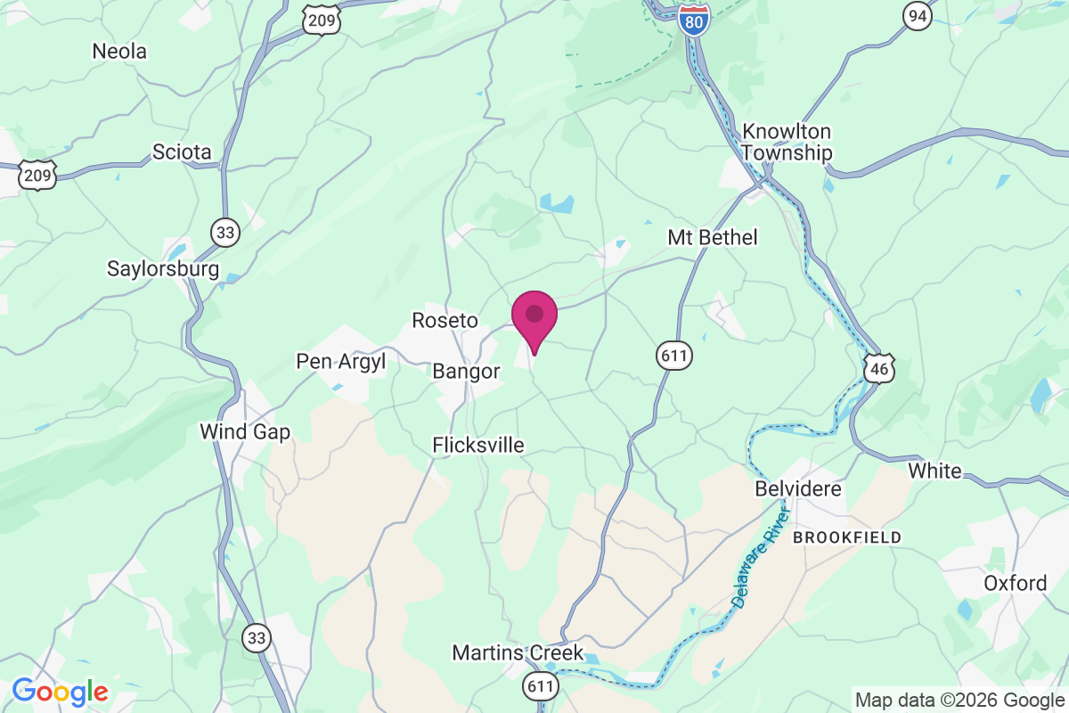 Carte de East Bangor
