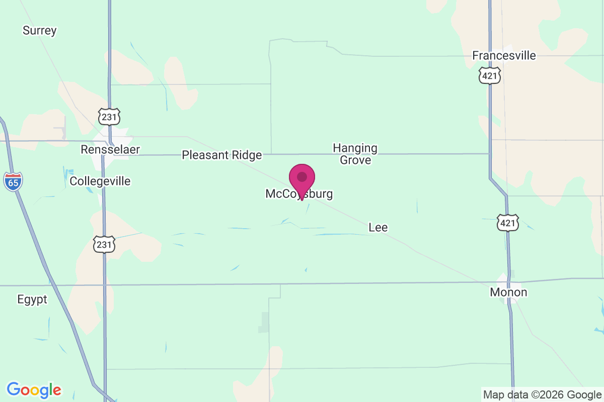 Carte de McCoysburg