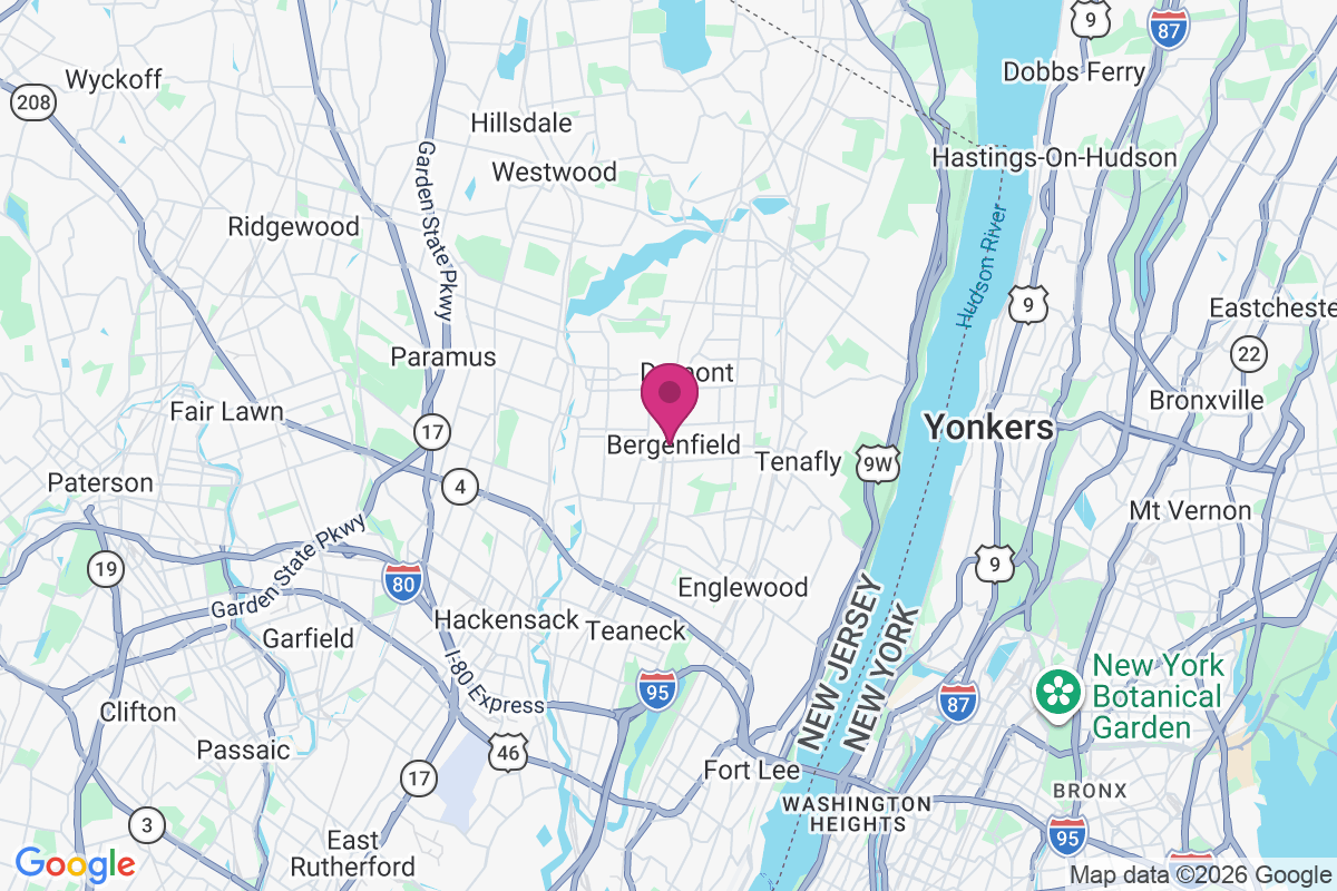 Carte de Bergenfield