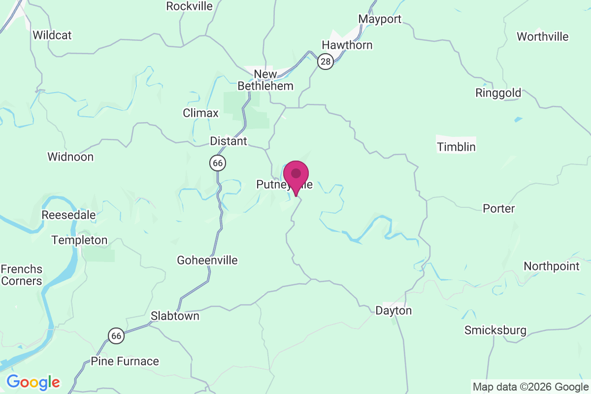 Carte de Putneyville