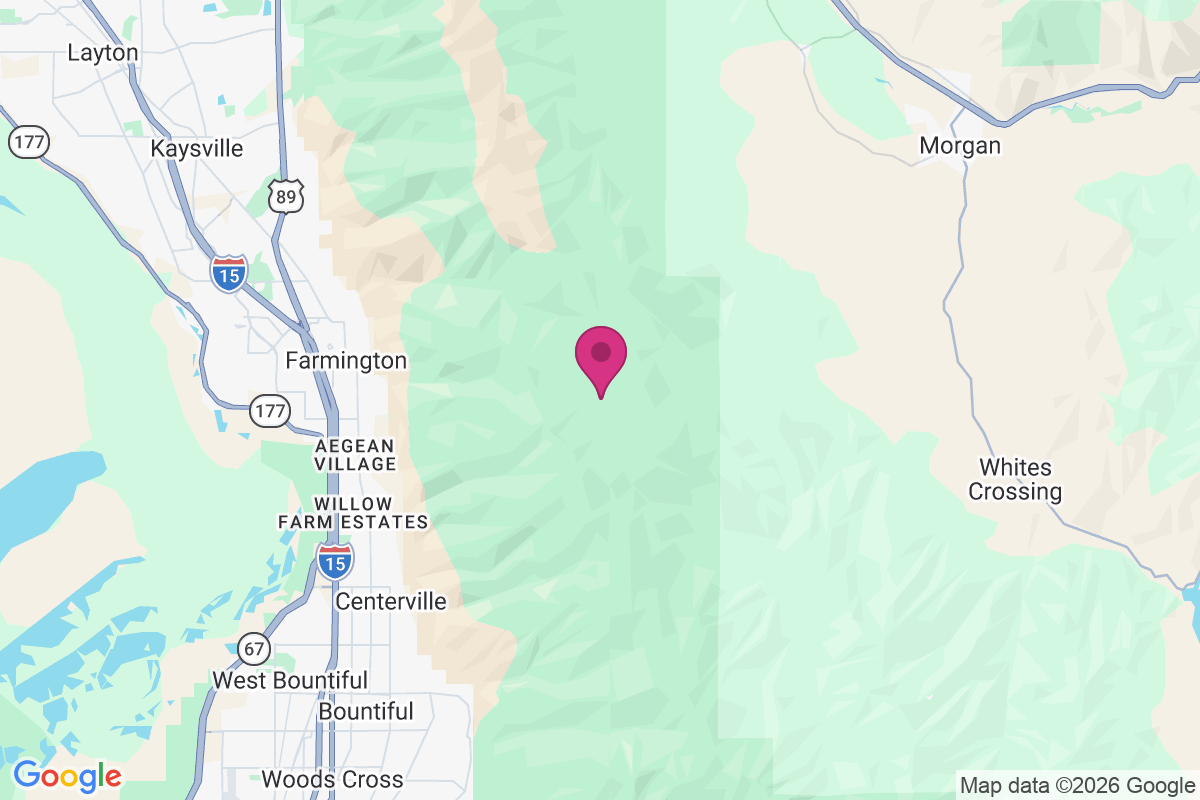 Carte de Bountiful Peak Summer Home Area