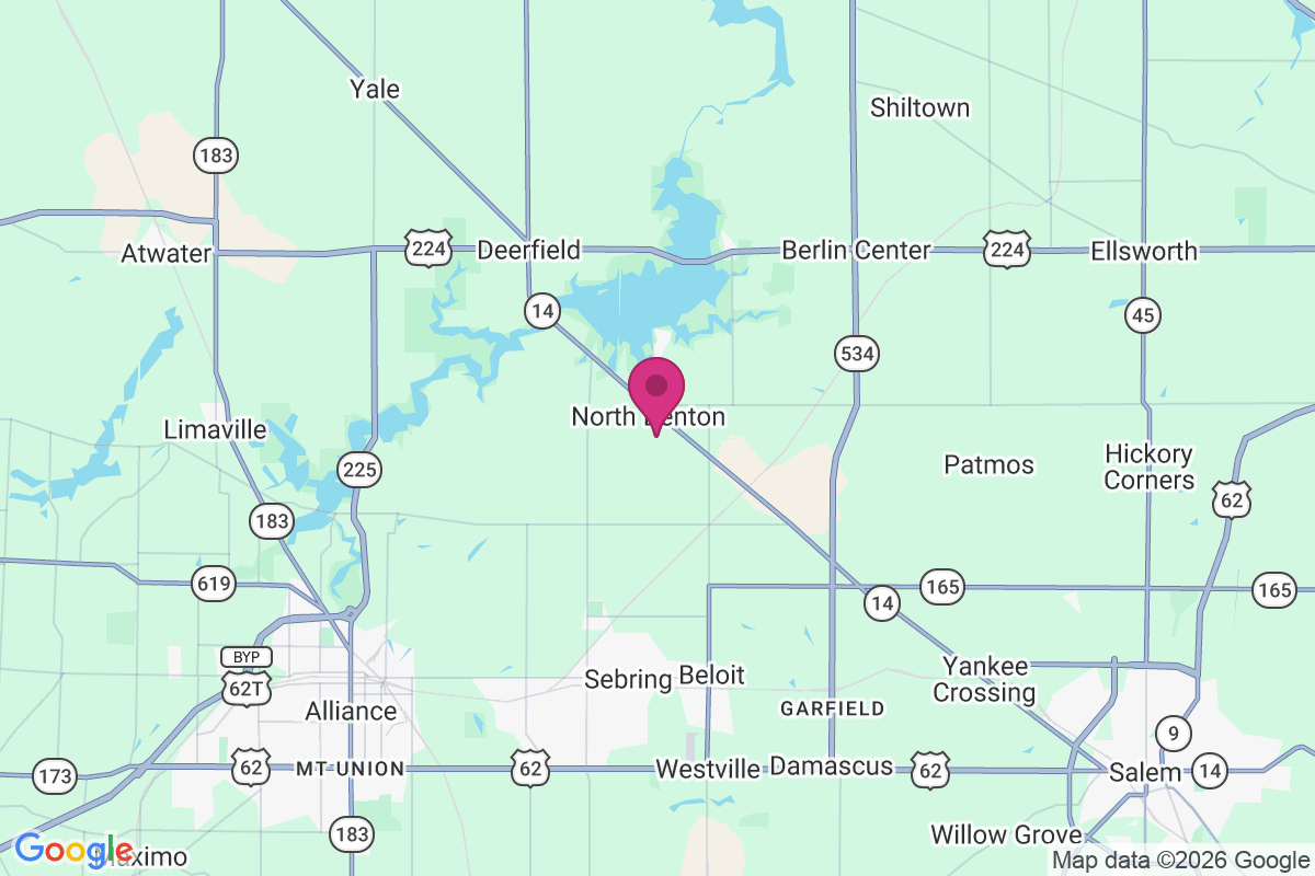 Carte de North Benton