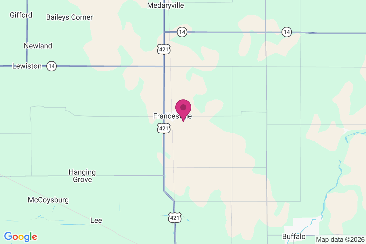 Carte de Francesville