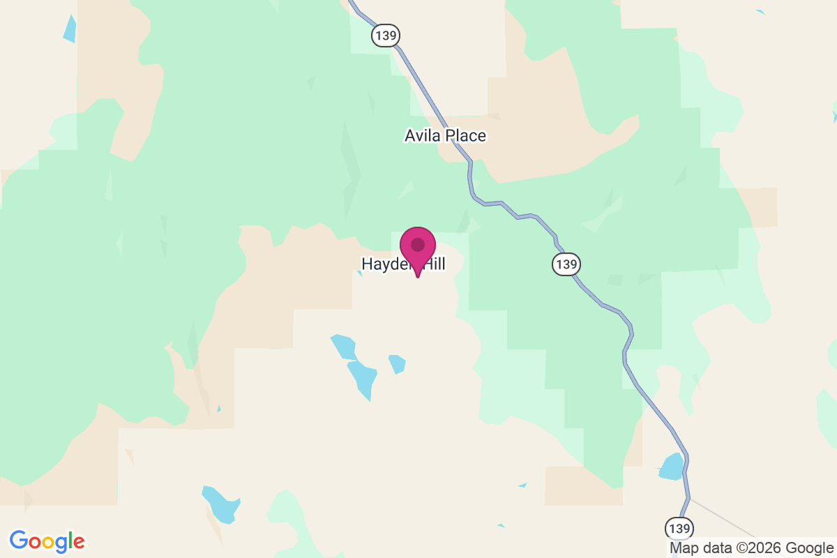 Carte de Hayden Hill