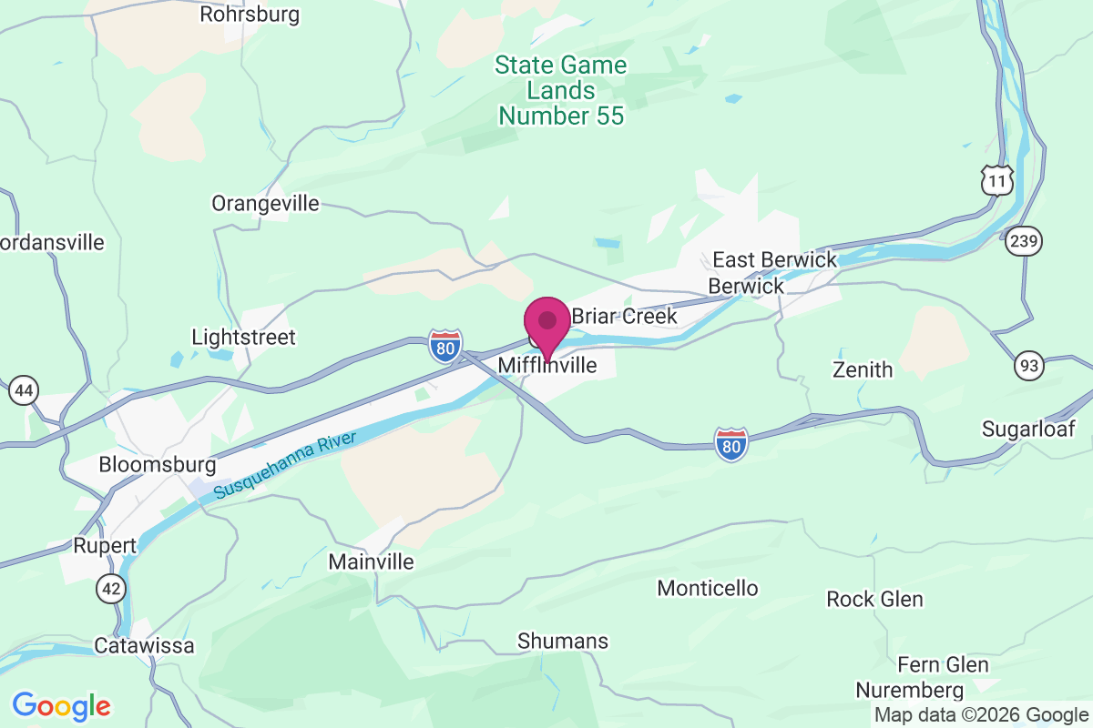 Carte de Mifflinville