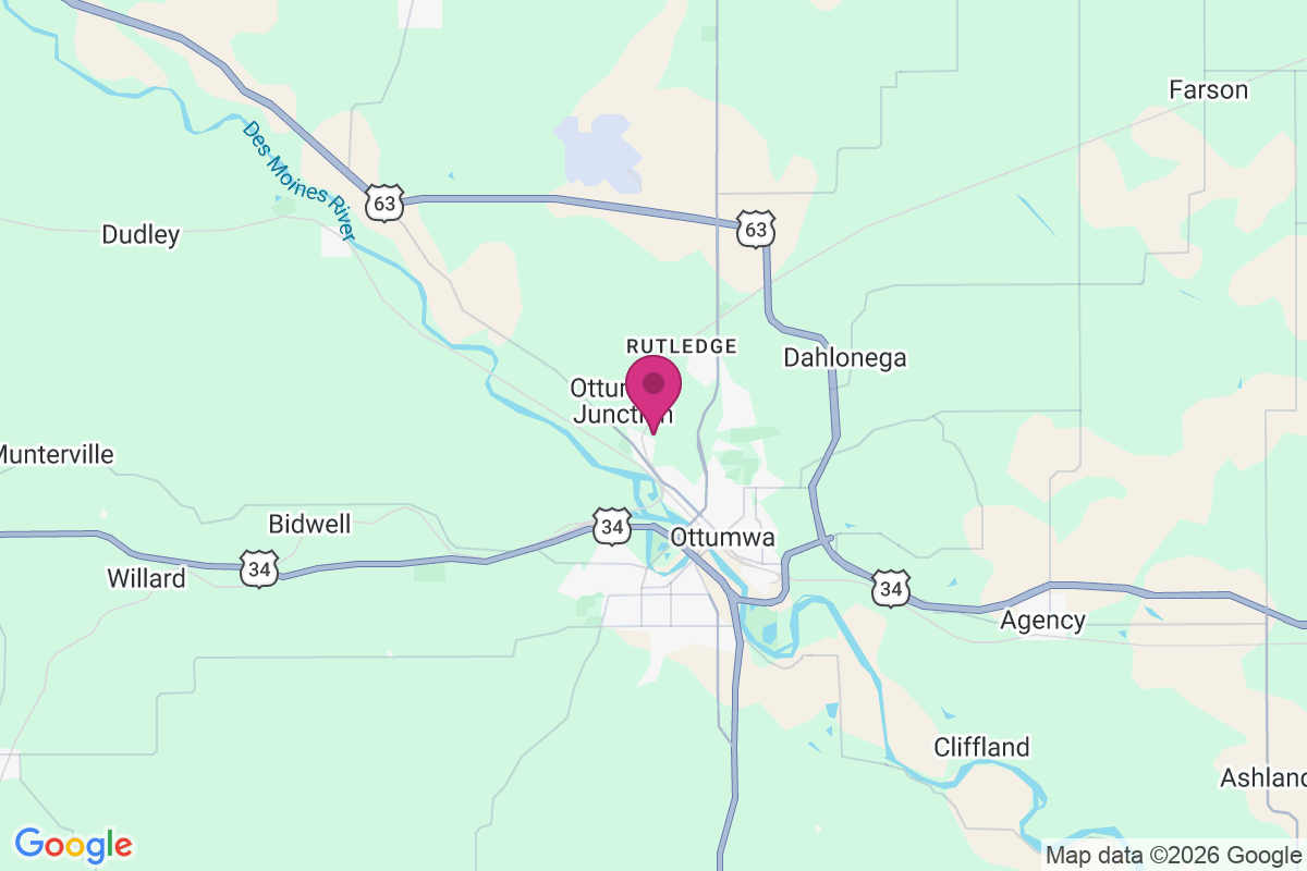 Carte de Ottumwa Junction