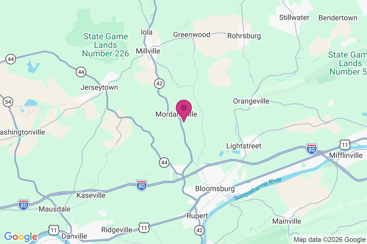 Carte de Mordansville
