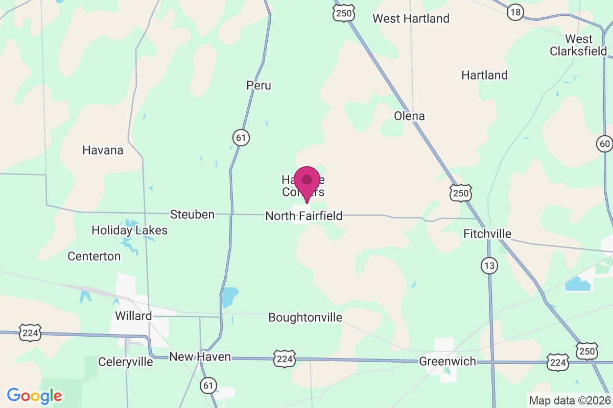 Carte de Hanville Corners