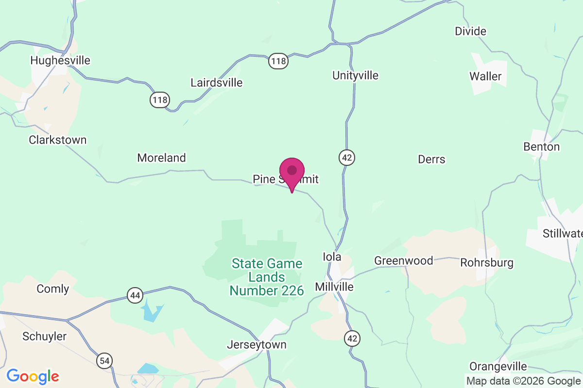 Carte de Pine Summit