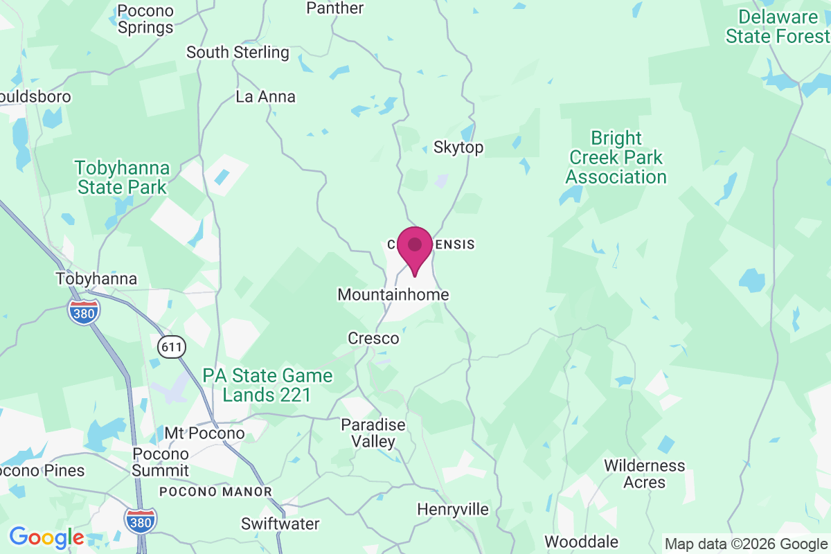 Carte de Buck Hill Falls