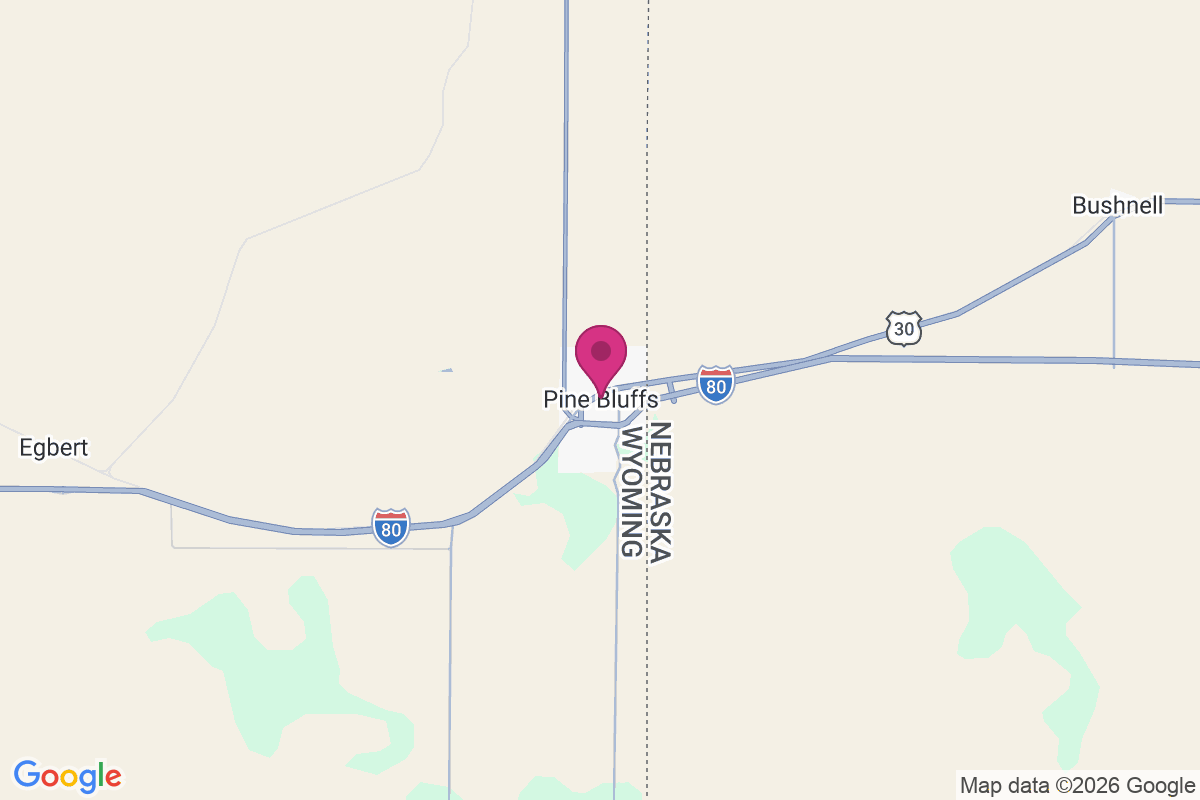 Carte de Pine Bluffs