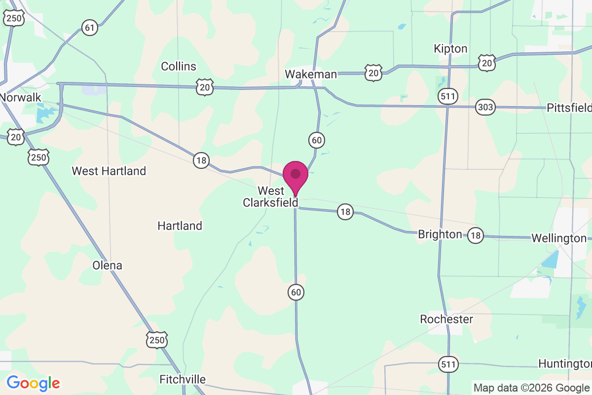 Carte de Clarksfield