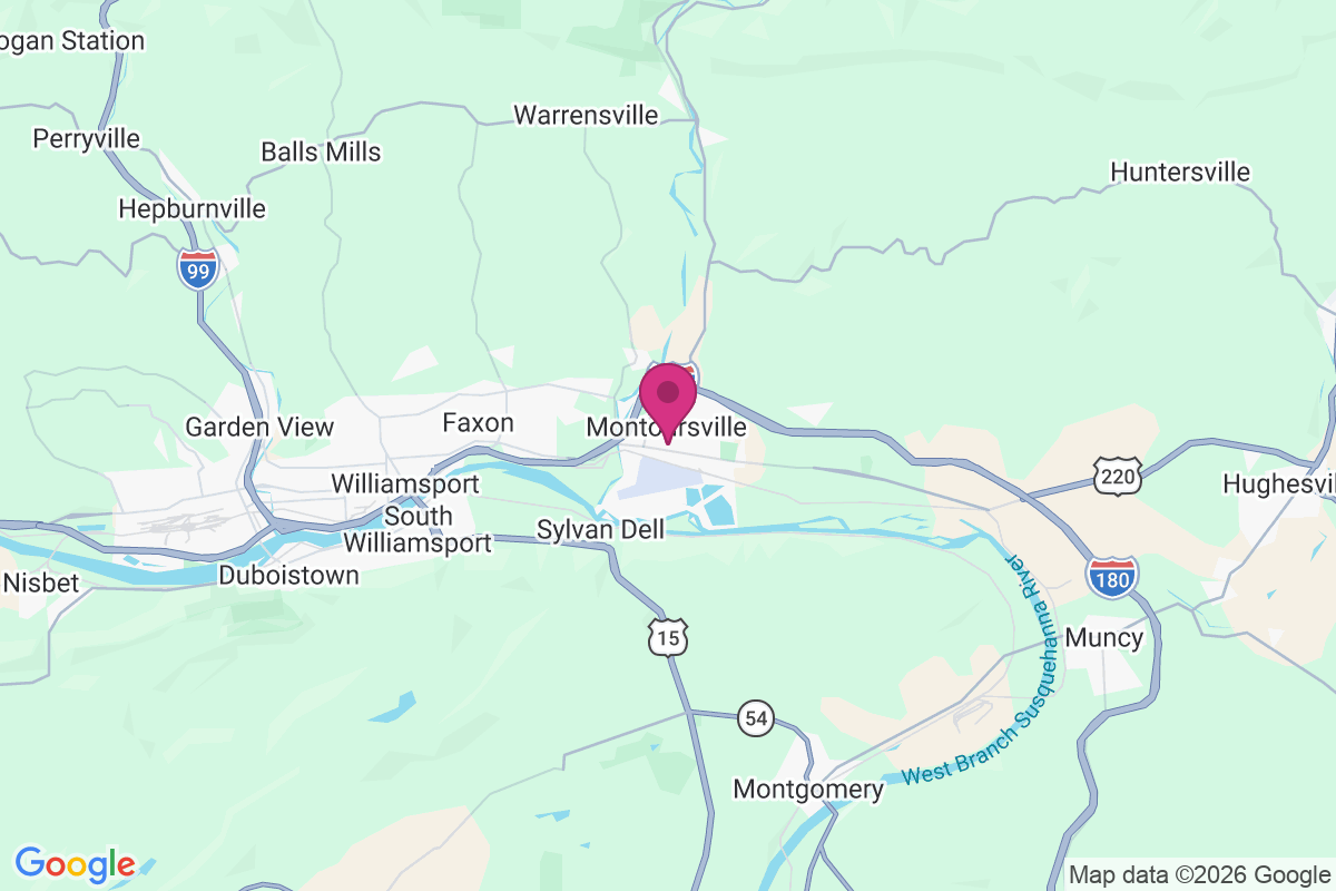 Carte de Montoursville