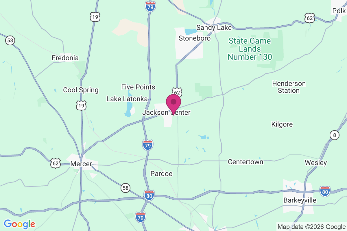 Carte de Jackson Center