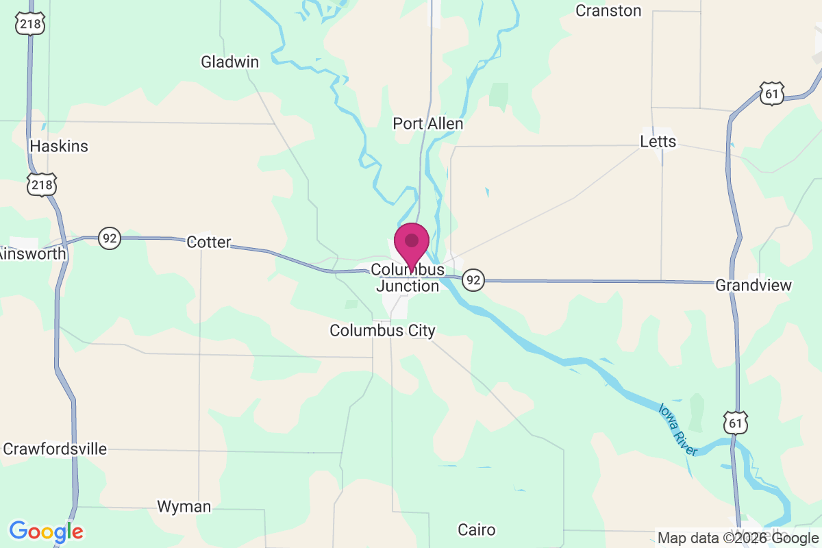 Carte de Columbus Junction