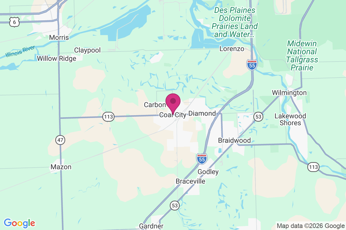 Carte de Coal City