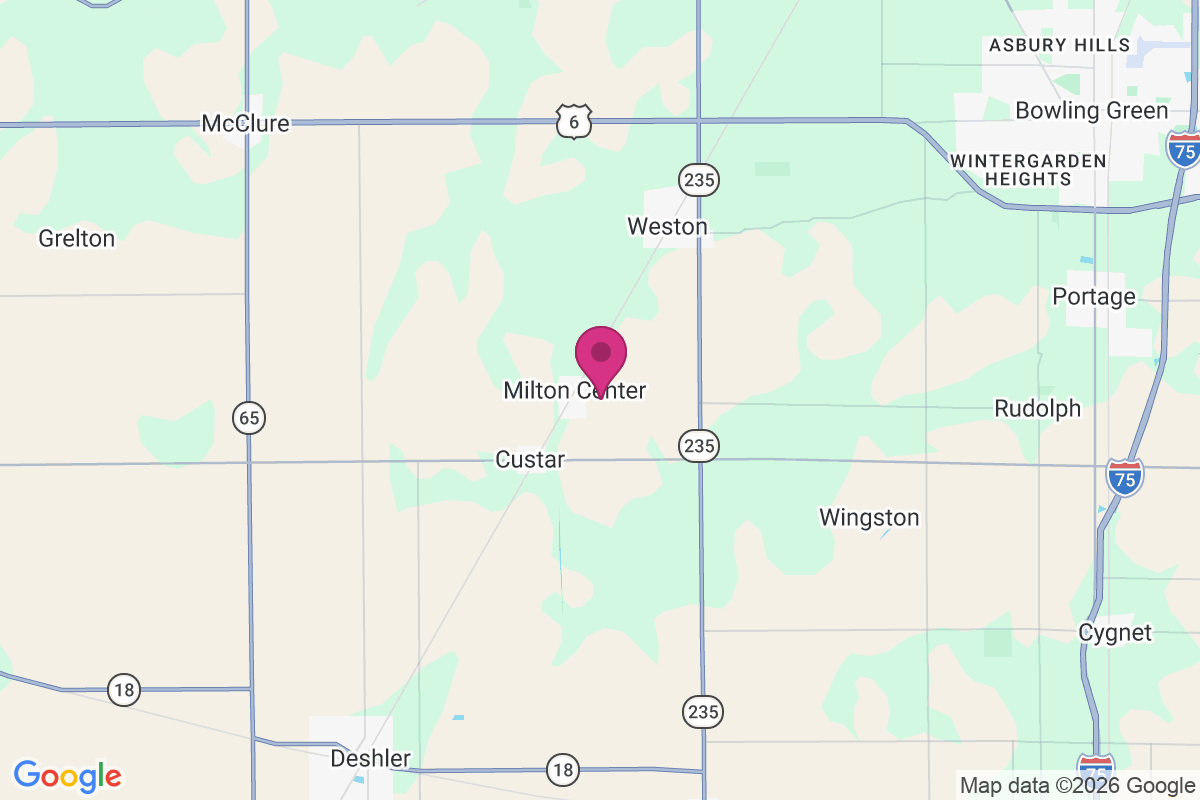 Carte de Milton Center
