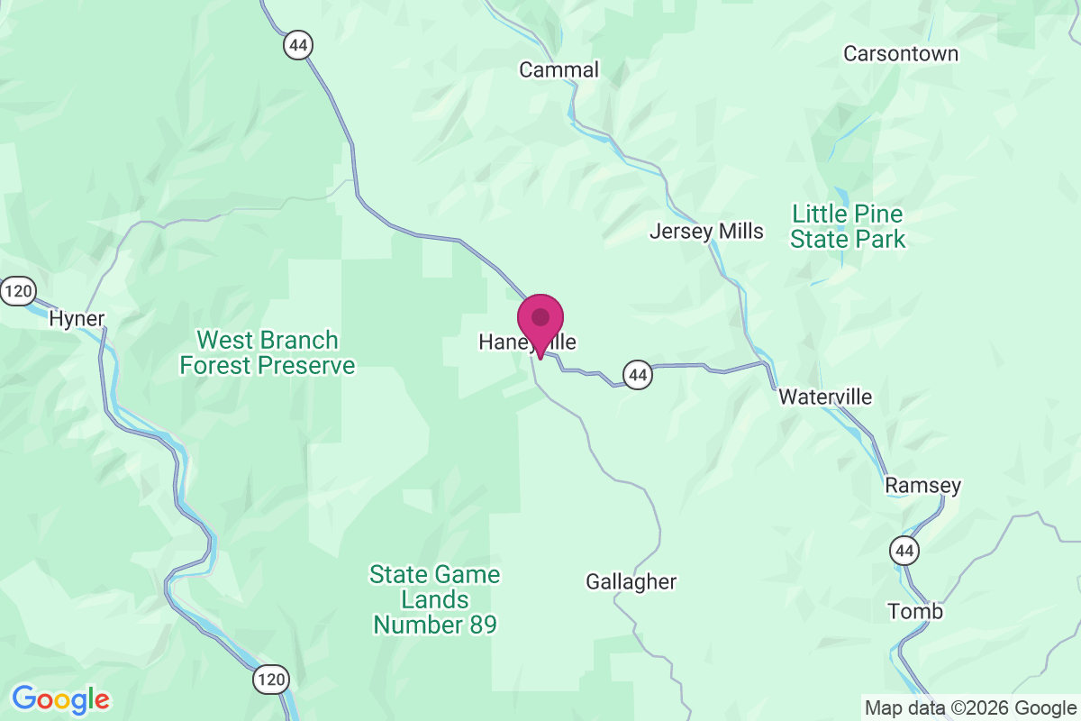 Carte de Haneyville