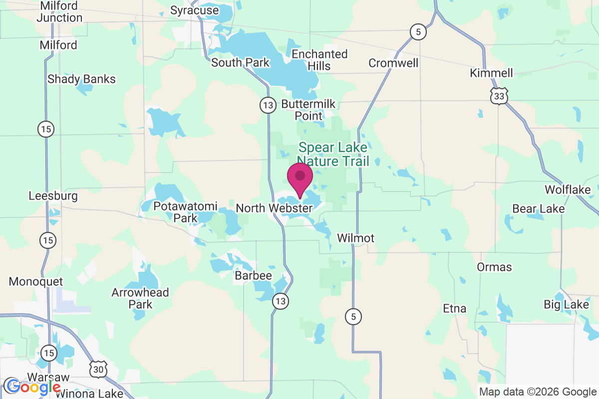 Carte de Epworth Forest
