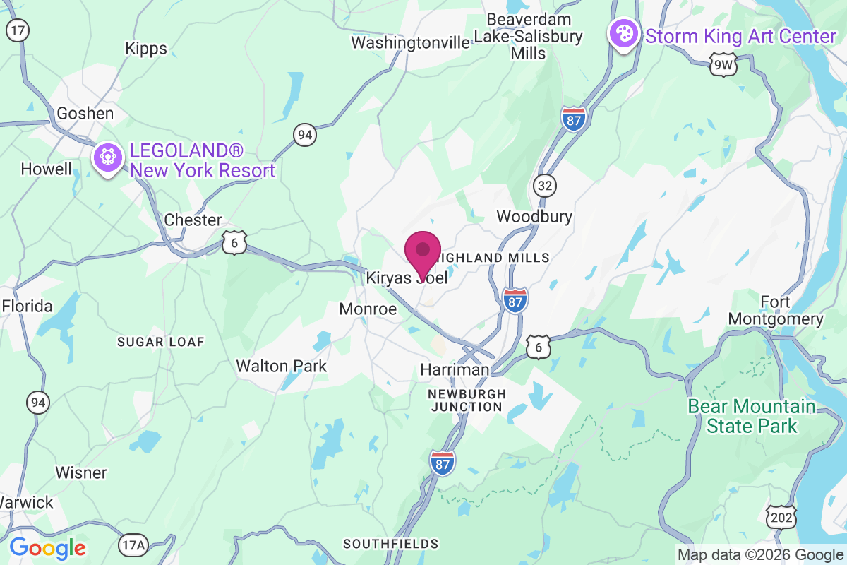 Carte de Kiryas Joel