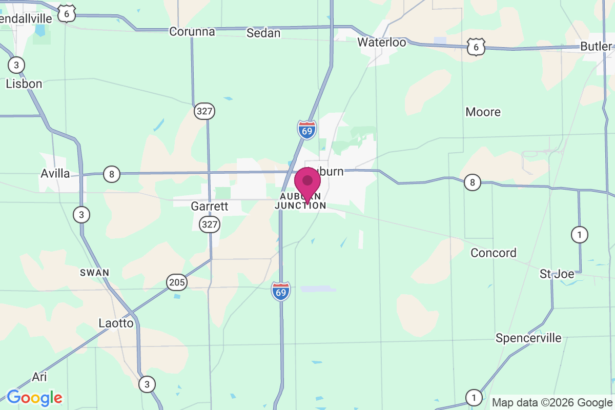 Carte de Auburn Junction