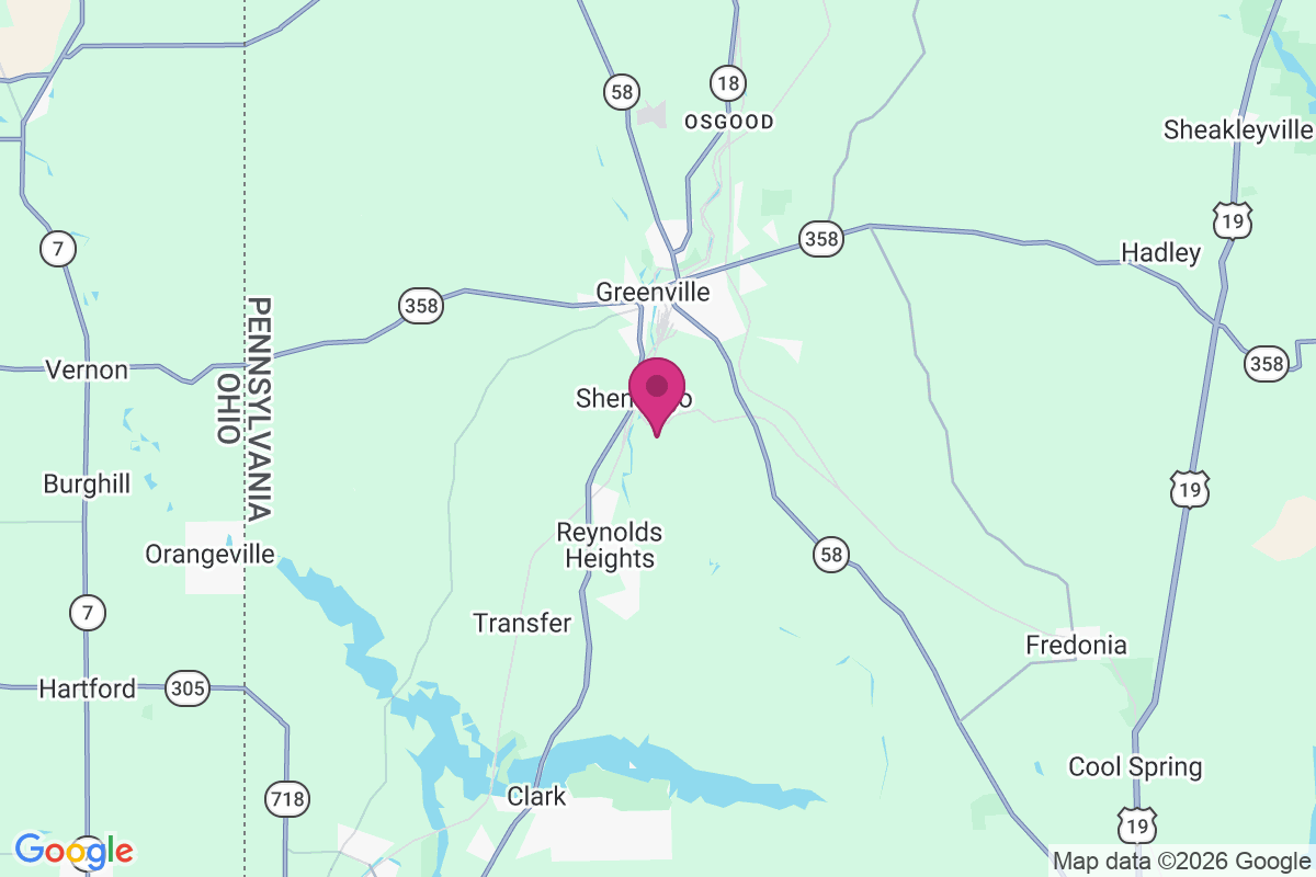 Carte de Shenango