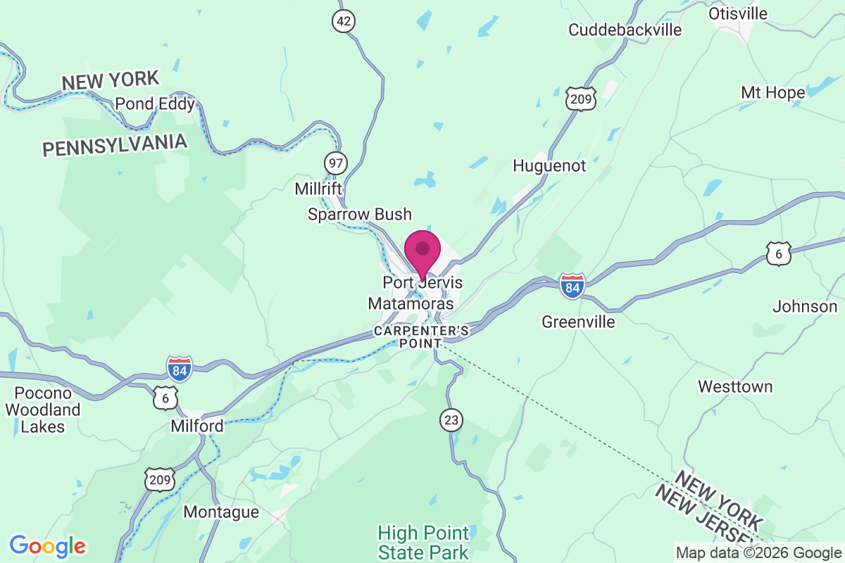 Carte de Port Jervis
