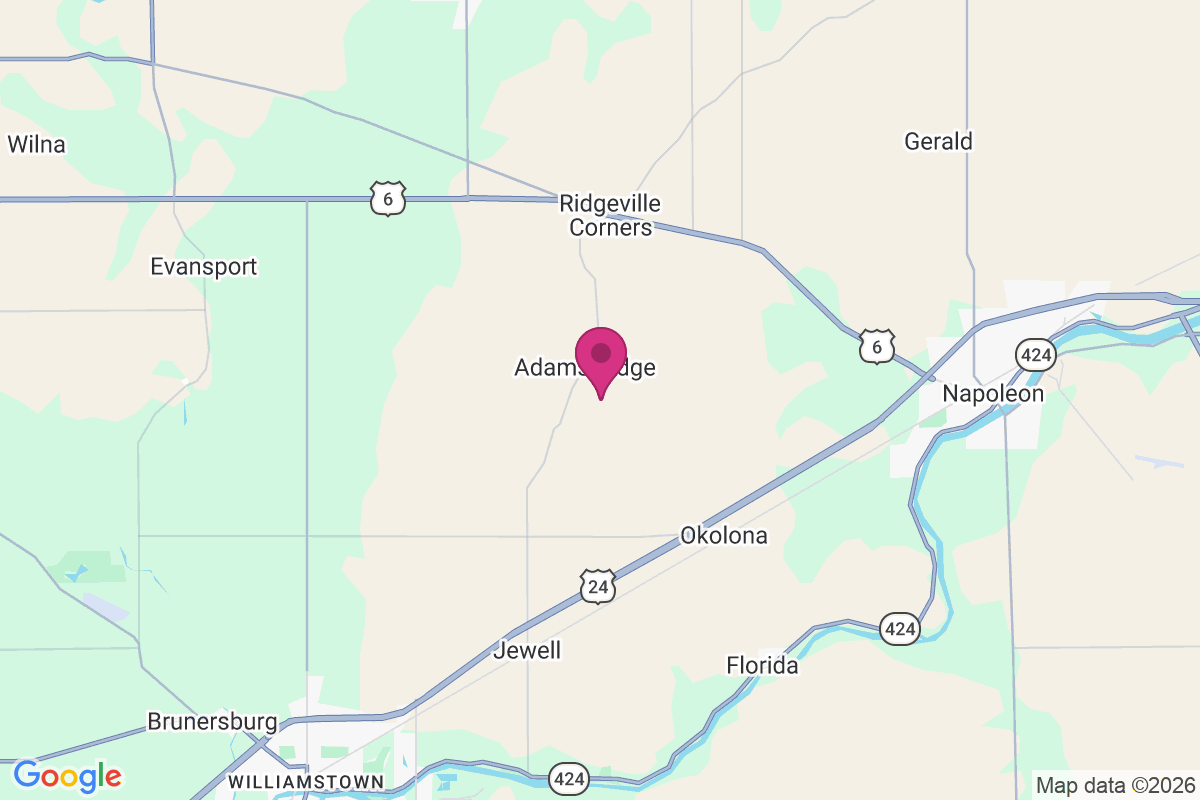 Carte de Adams Ridge