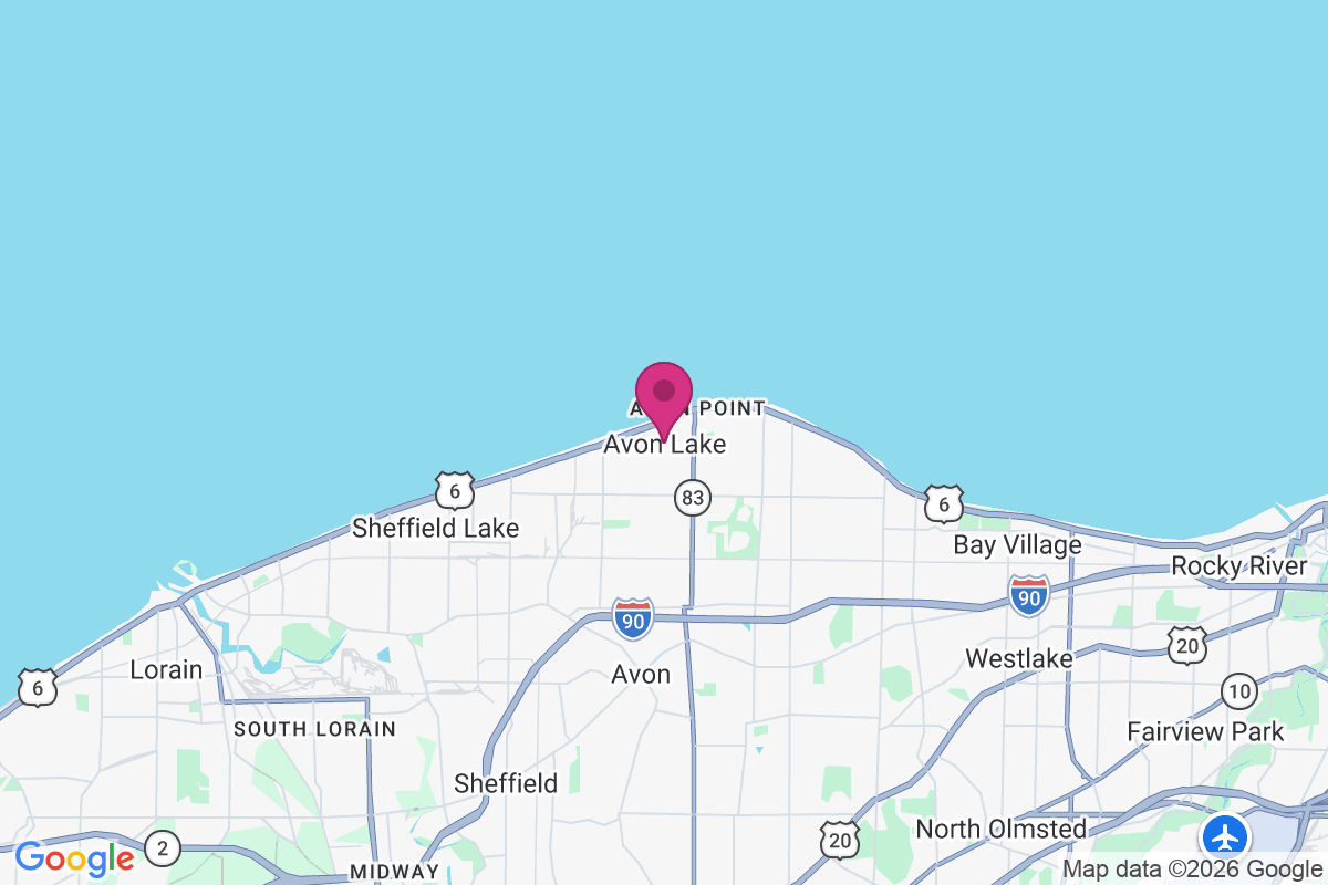 Carte de Avon Lake