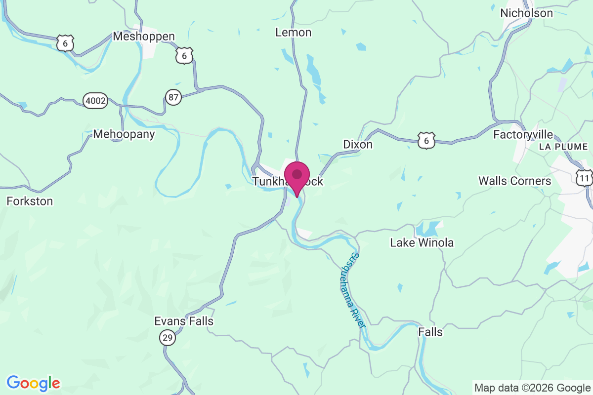 Carte de Tunkhannock