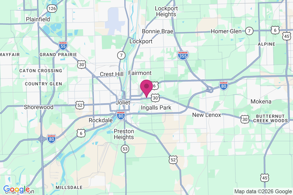 Carte de East Joliet