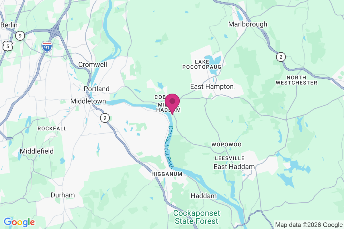Carte de Middle Haddam
