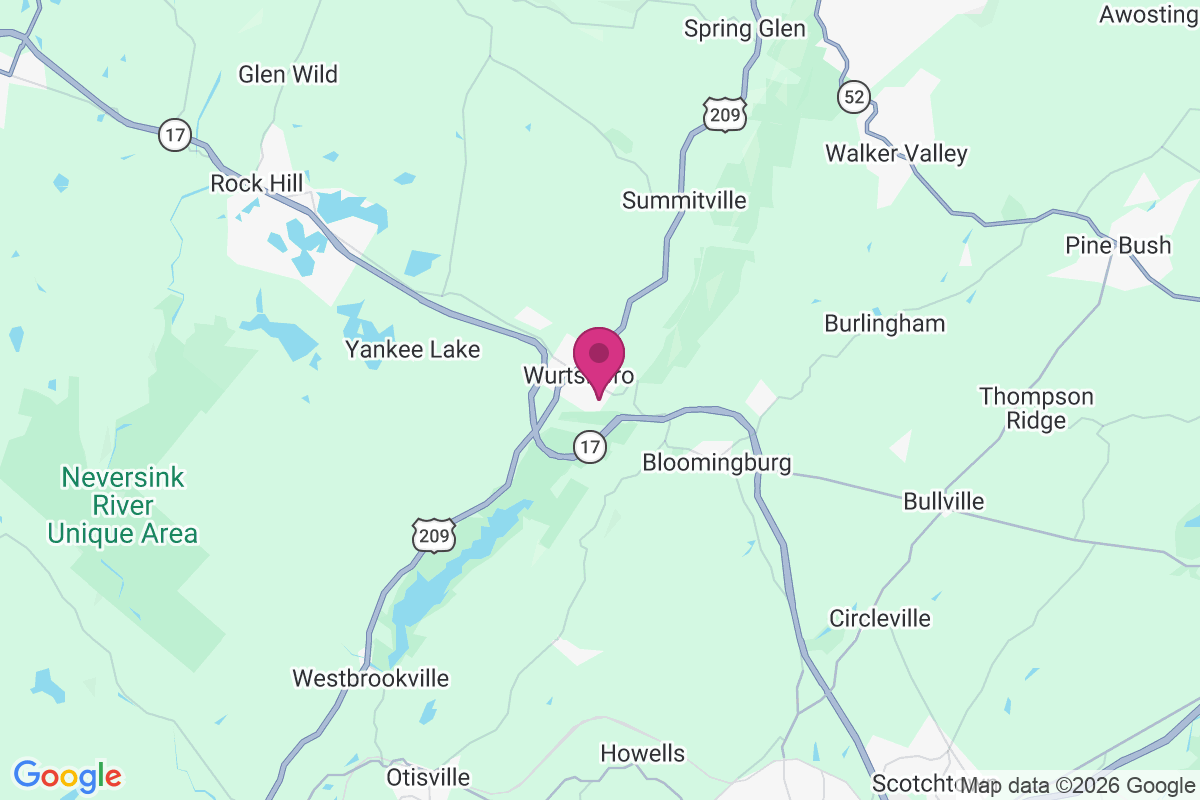 Carte de Wurtsboro