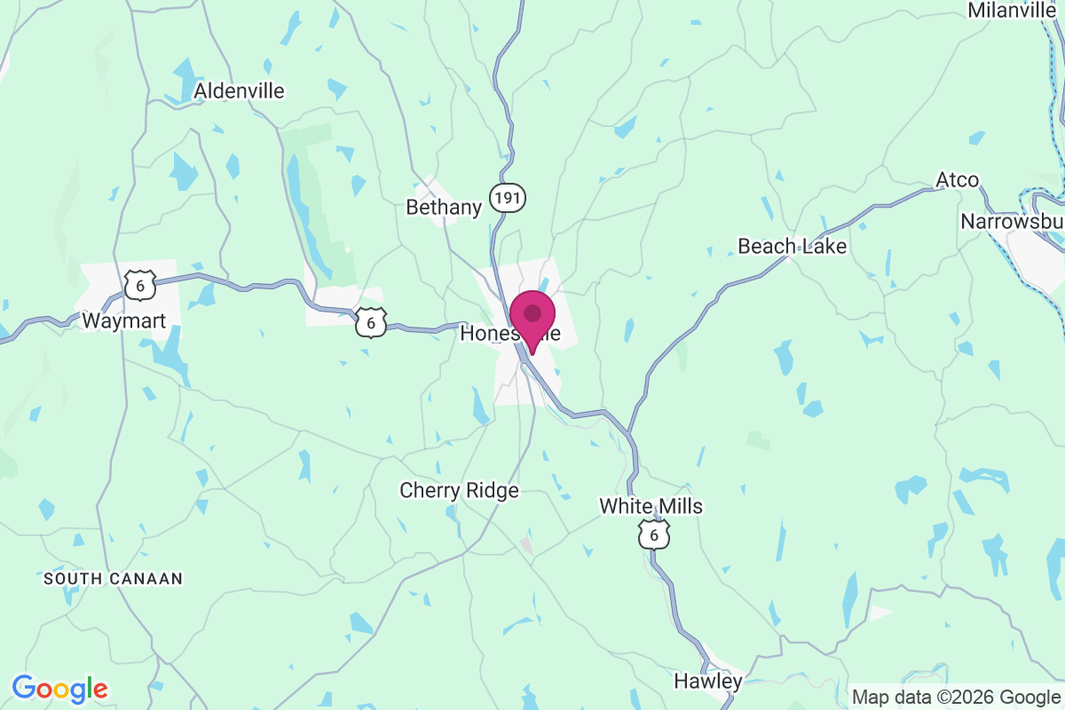 Carte de Honesdale