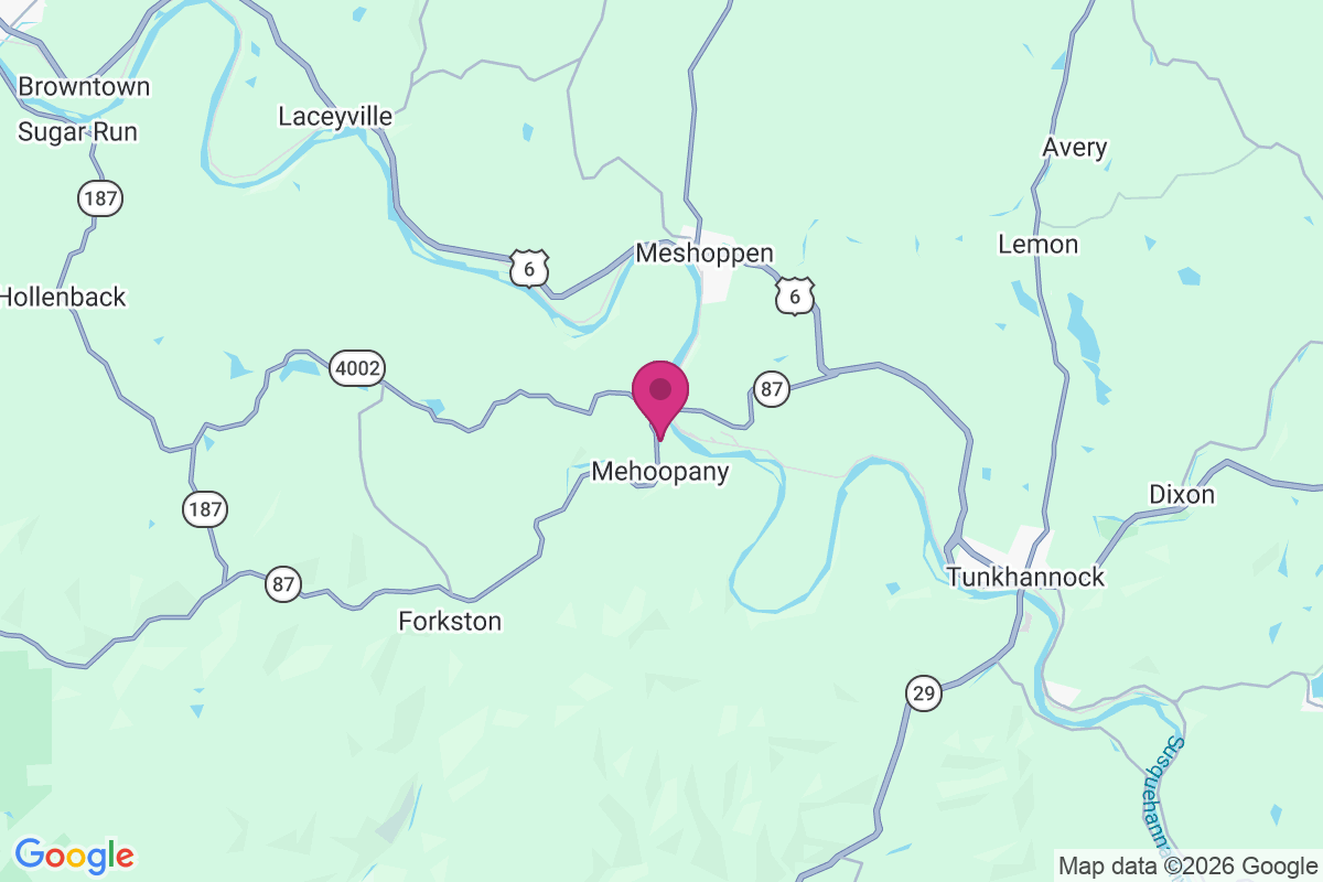 Carte de North Mehoopany